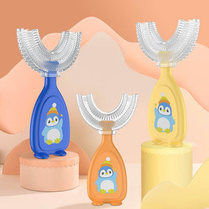 Baby Toothbrush Children's Teeth Oral Care Cleaning Brush Soft Silicone Teethers